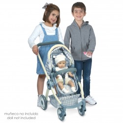 Pipo 3 en 1 Chariot pliable pour poupées DeCuevas Toys 80547 | DeCuevas Toys
