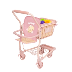 Chariot de supermarché avec panier et fruits Honey DeCuevas 52170