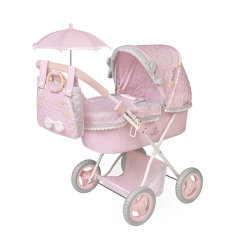 Poussette de Poupées Sophie Pliable avec Ombrelle DeCuevas 85075