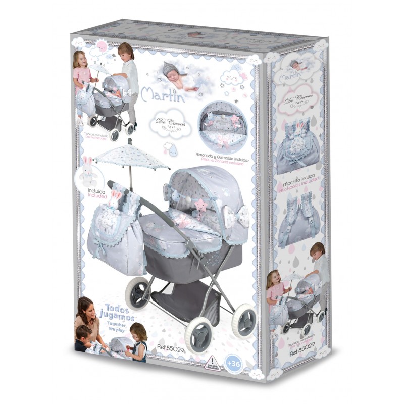 Poussette pour Poupées Classic Romantic Pliante DeCuevas Toys 85032