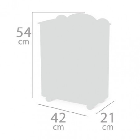 Lit De Poupée En Bois Ocean Fantasy DeCuevas Toys 55141